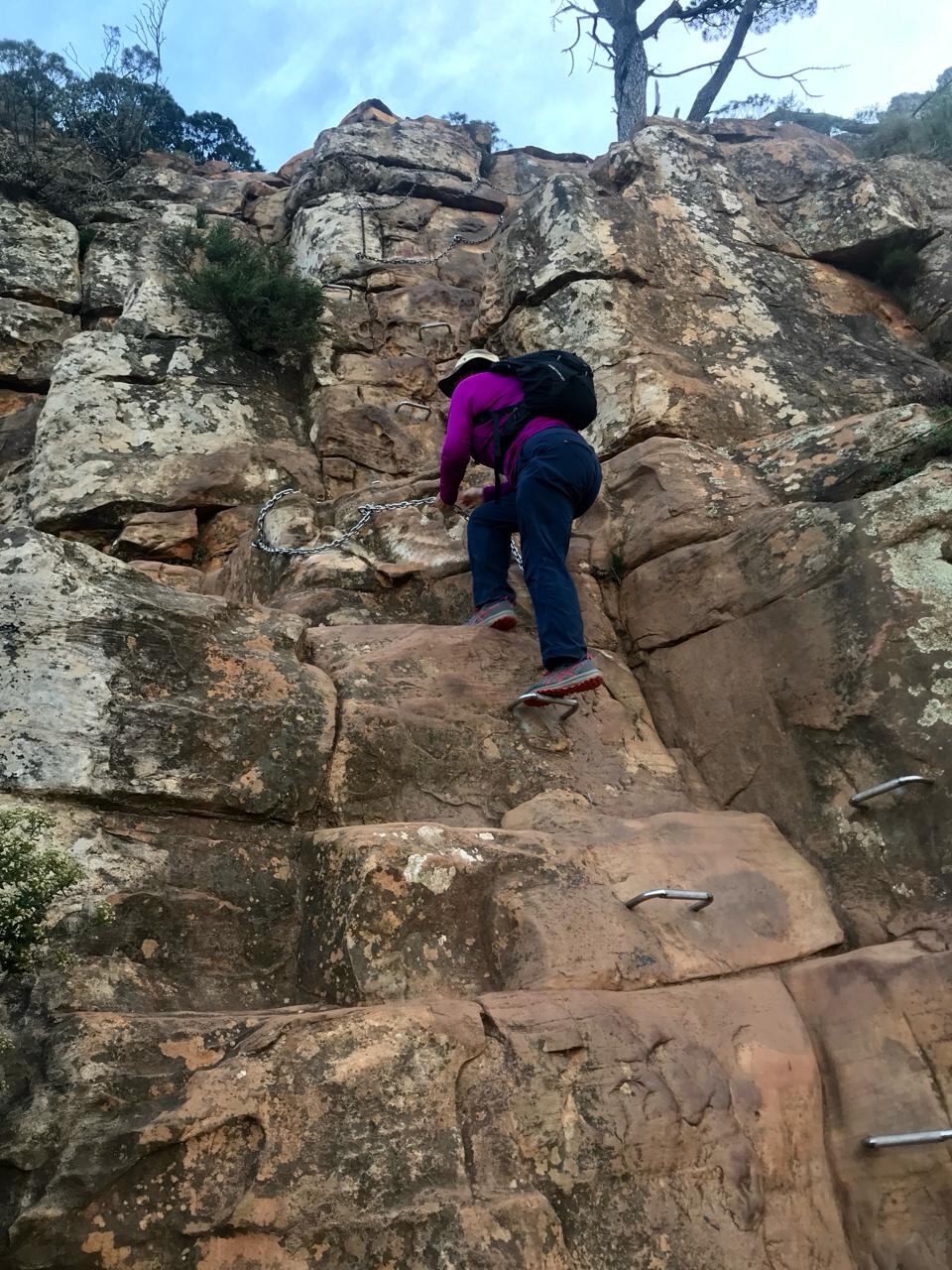 Gracias al senderismo, Lidieth Jiménez logró superar una situación muy difícil en su vida.