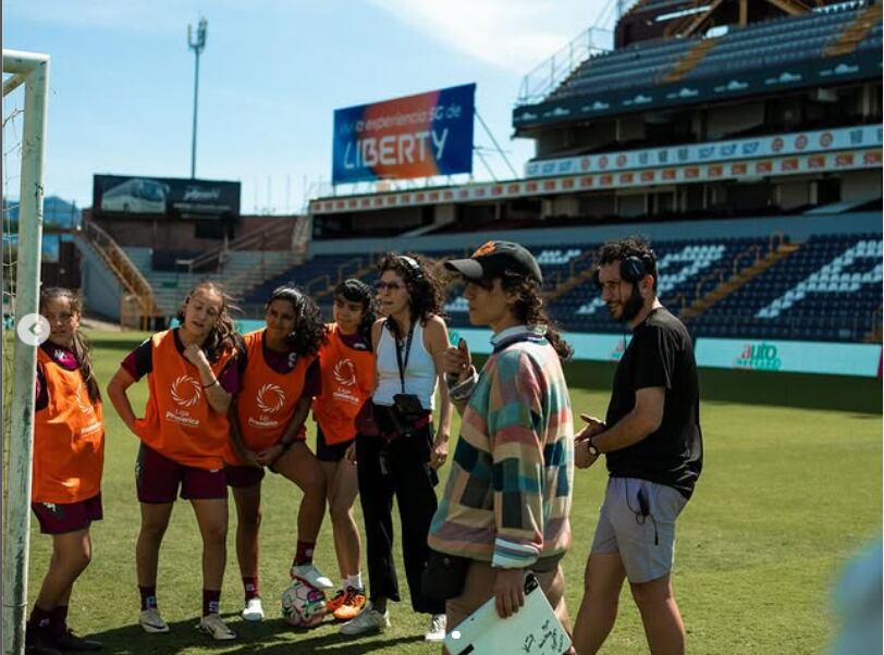 Rodaje de película de Shirley Cruz