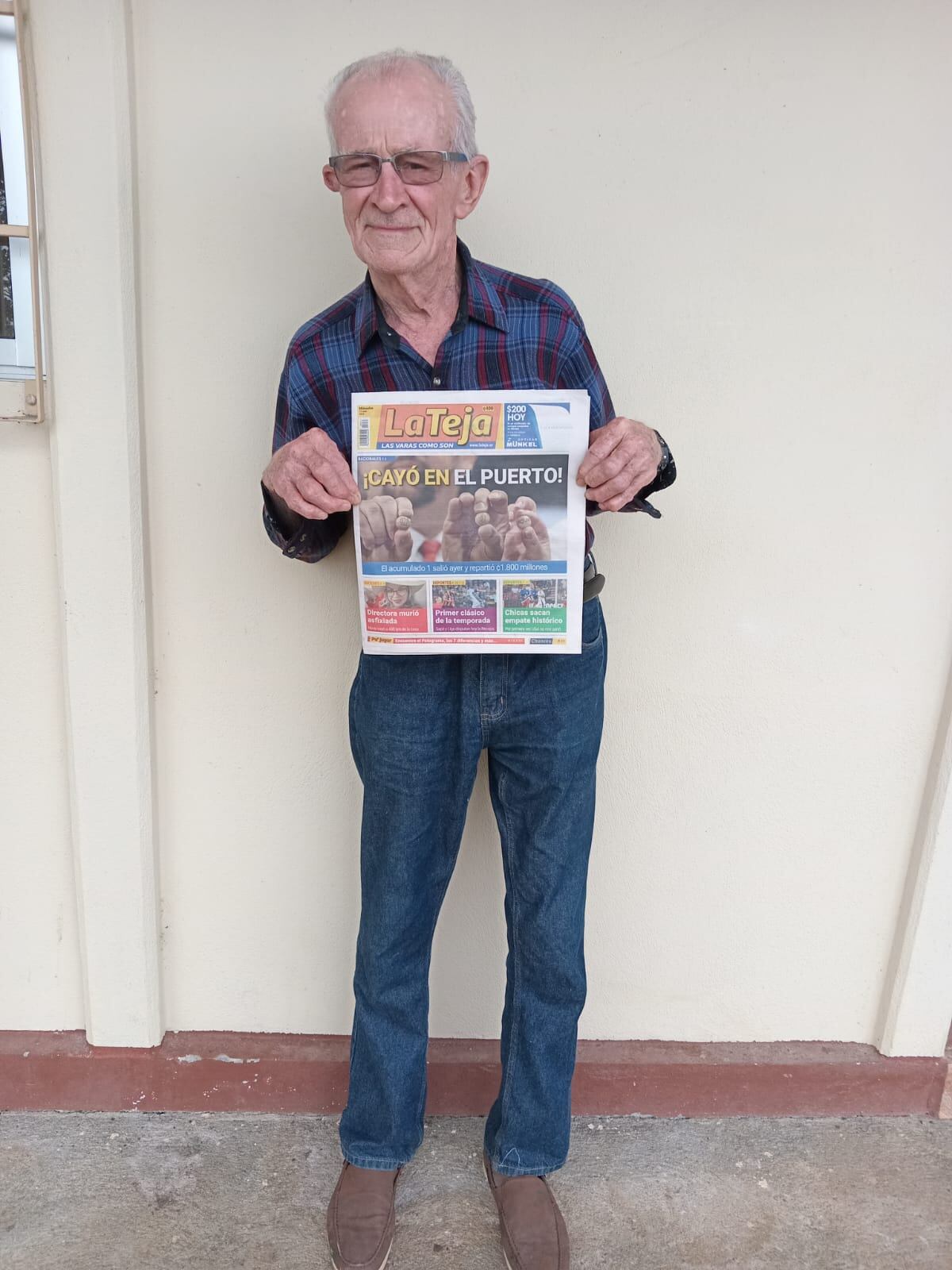 Don Olman ha ganado tres veces con el código Teja