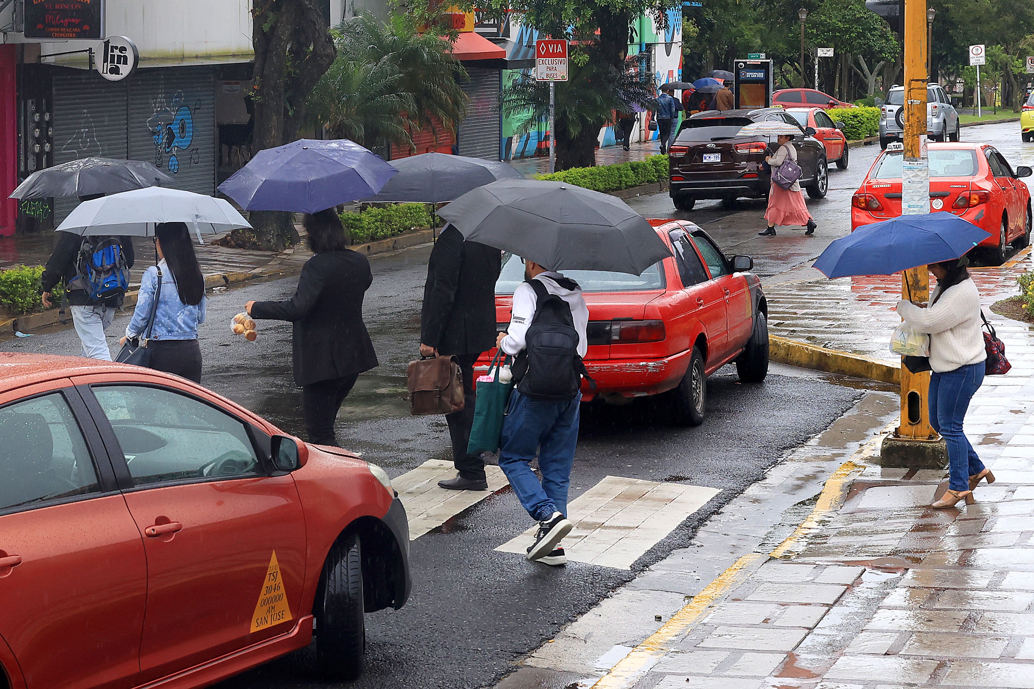 Clima, frío y lluvia en San José