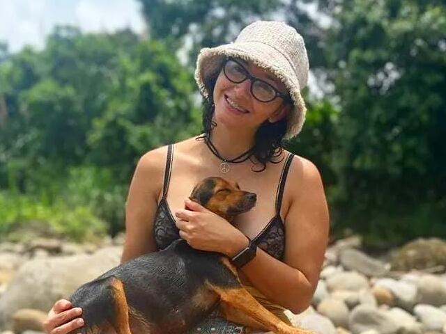 Pita, perrita que se perdió en San Francisco de Dos Ríos. Foto cortesía.