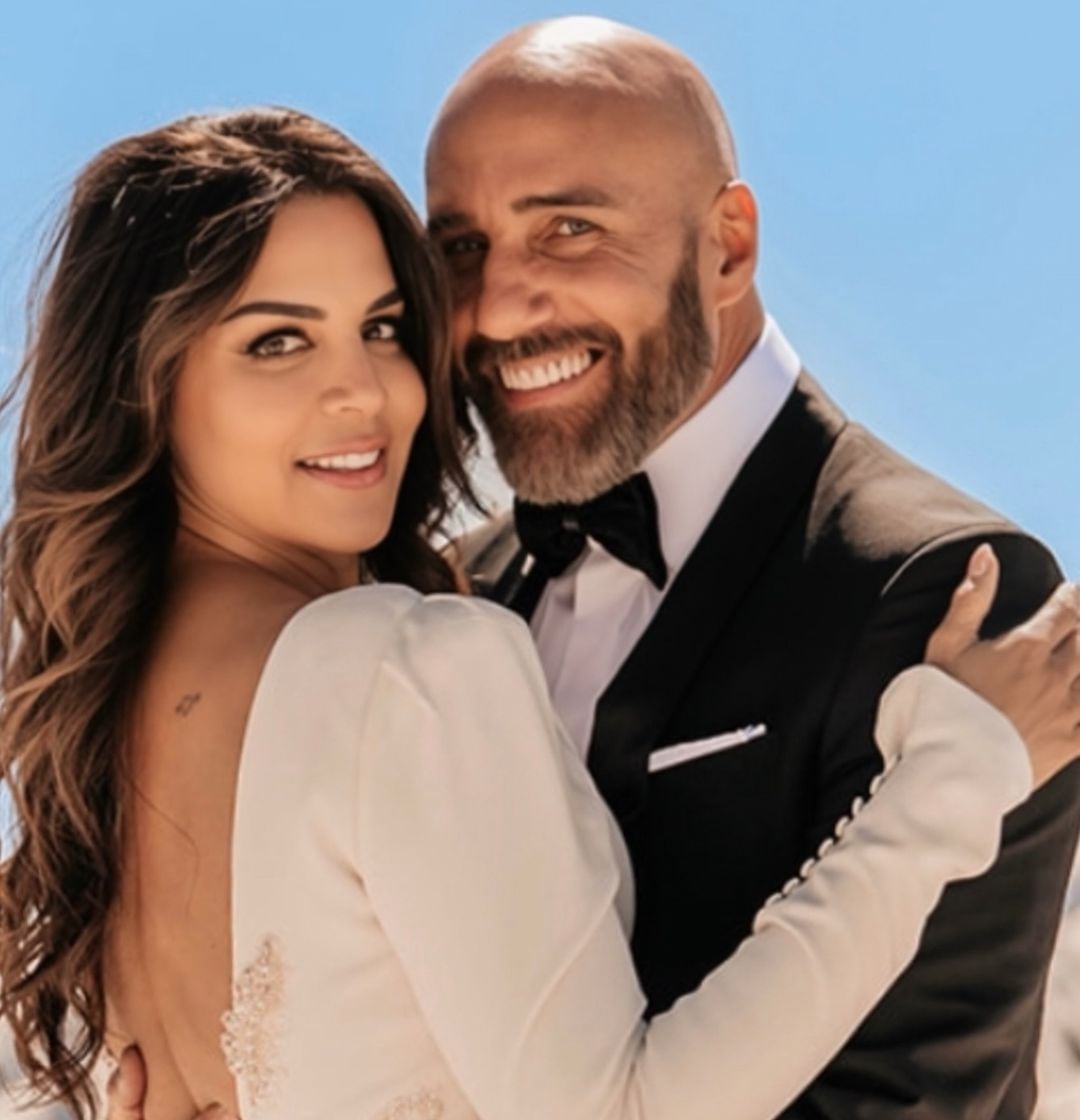 Lynda Díaz y su esposo Anthony Alfonso