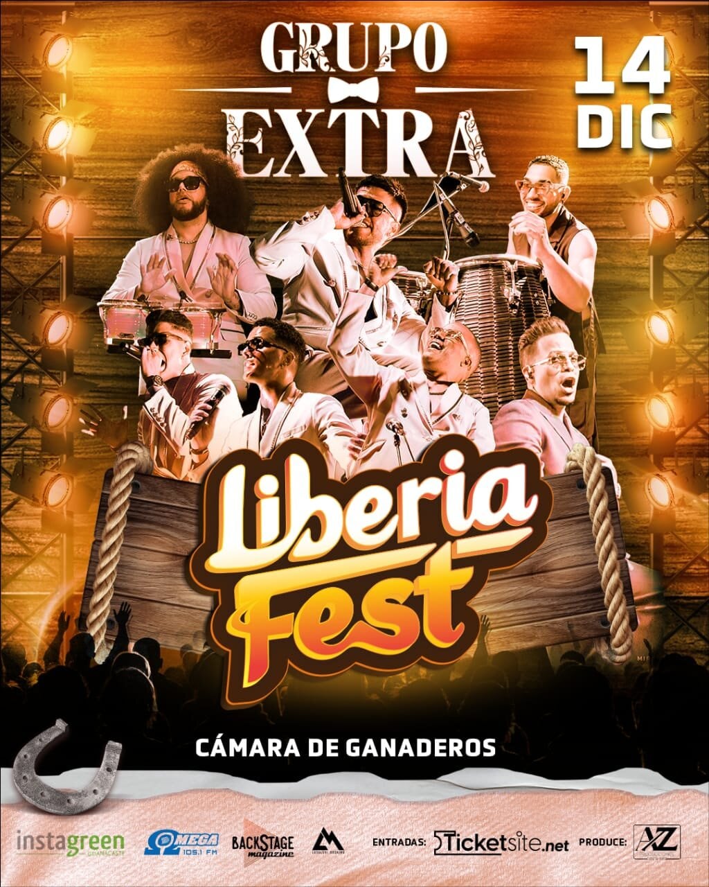 Luis Ángel “El Flaco” y Grupo Extra se unirán a la gran fiesta guanacasteca.