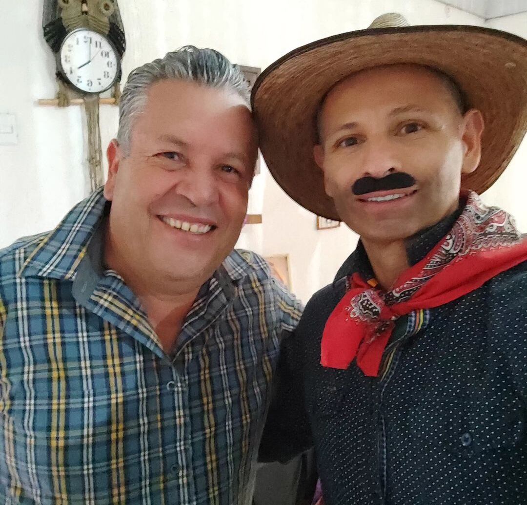 Giovanni Calderón, "El profe", Edgar Cartín, "El galán" y Alejandro Ramírez.