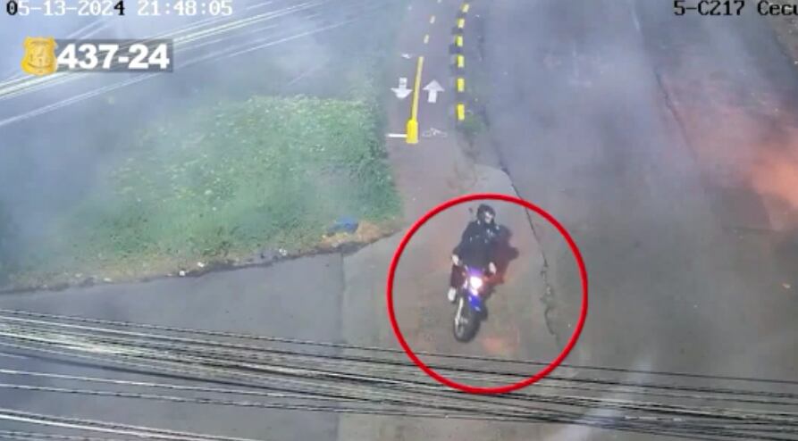 Dos motociclistas son señalados como los responsables del violento asesinato que sufrió un adolescente de 16 años en el proyecto Manuel de Jesús, Cartago, el 13 de mayo del 2024. Foto: OIJ