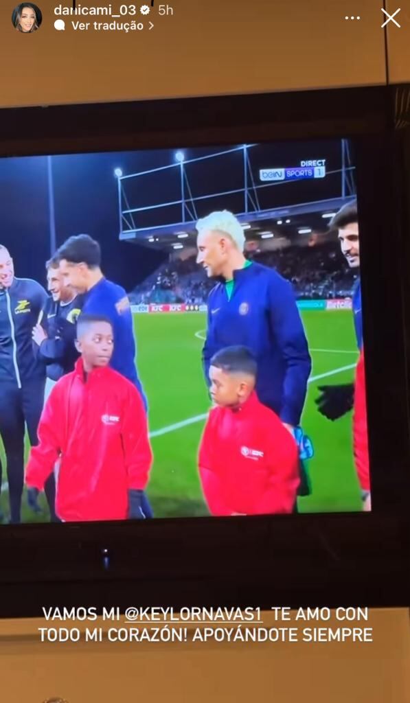 Andrea Salas esposa de Keylor Navas