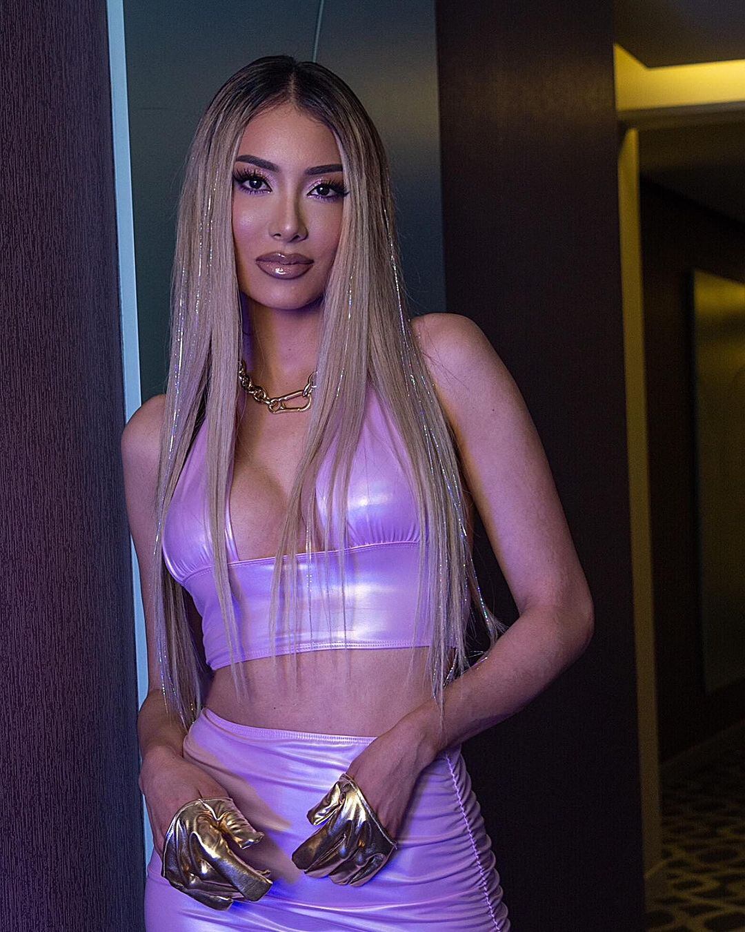 Elena Correa, cantante y modelo.