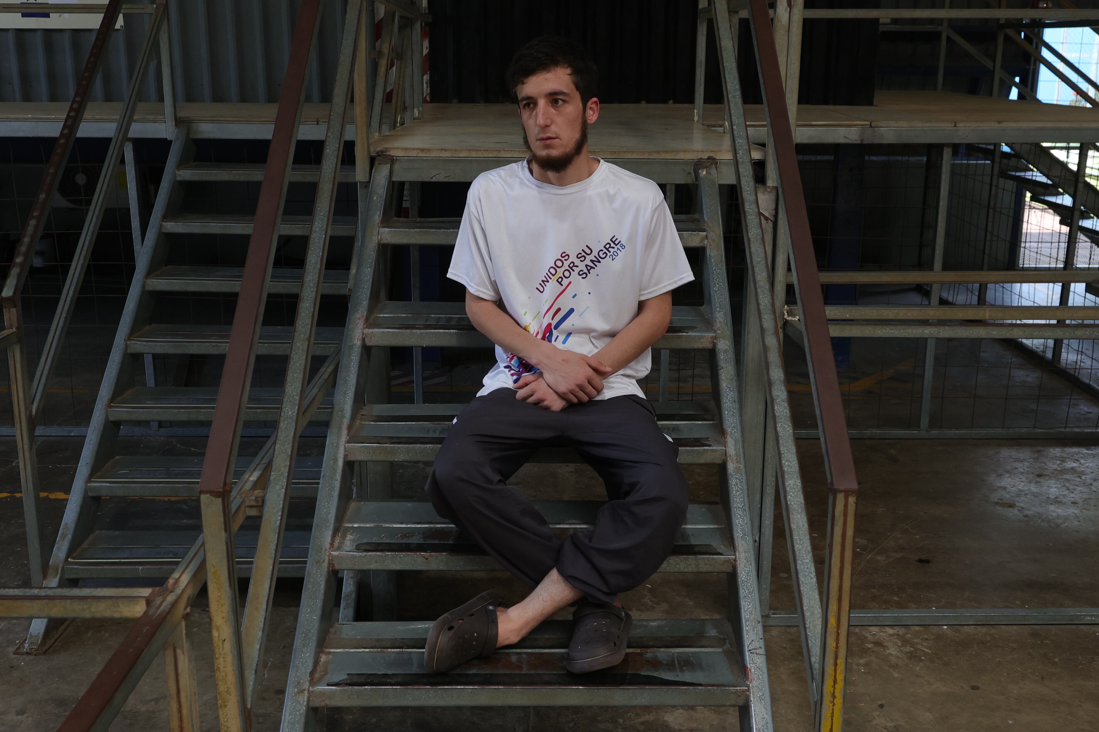 Migrantes en condición de tránsito en el CATEM zona sur Corredores / Fotografía: John Durán