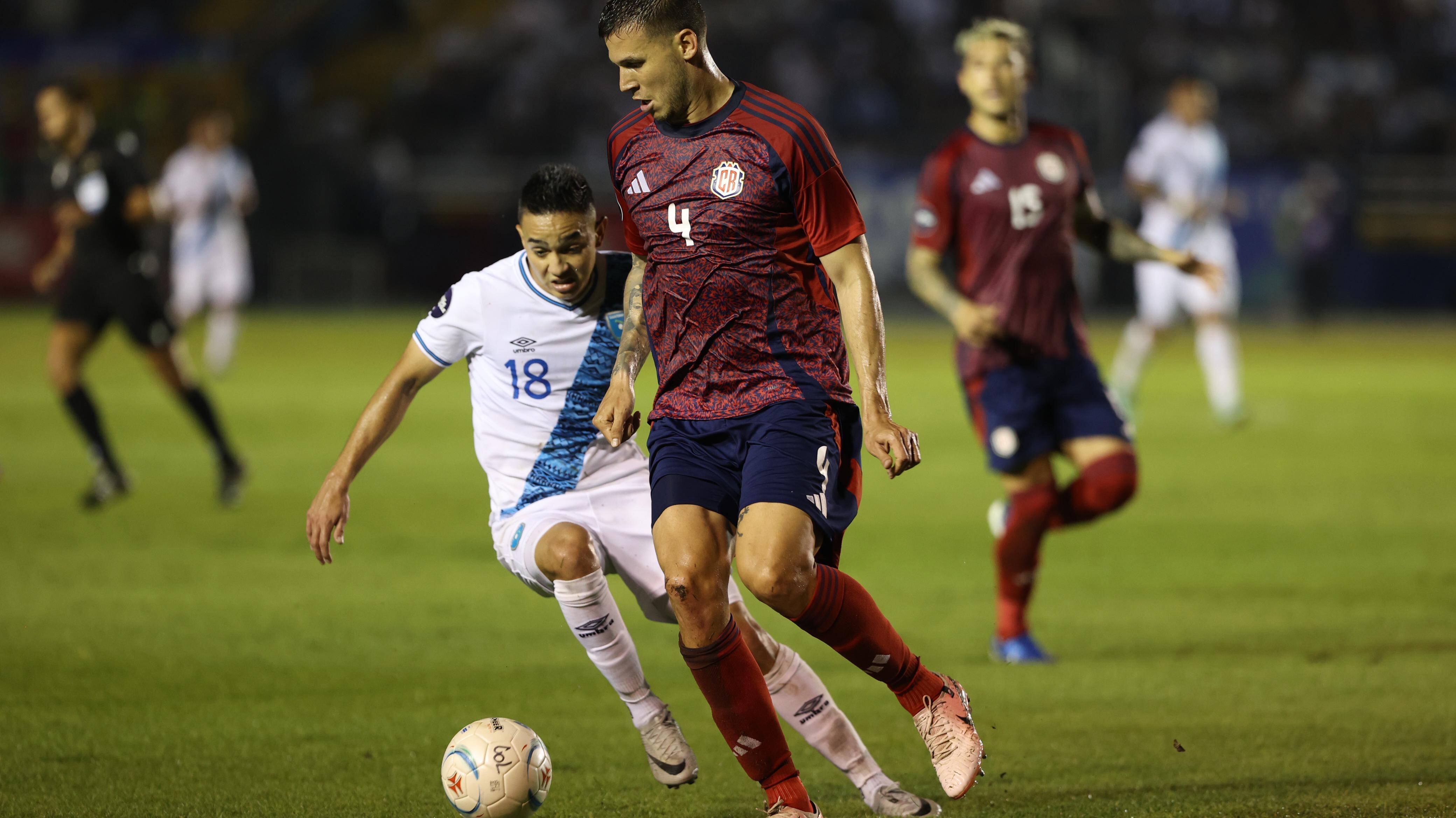 09/09/2024, Guatemala, partido de la Liga de Naciones entre Guatemala y Costa Rica.