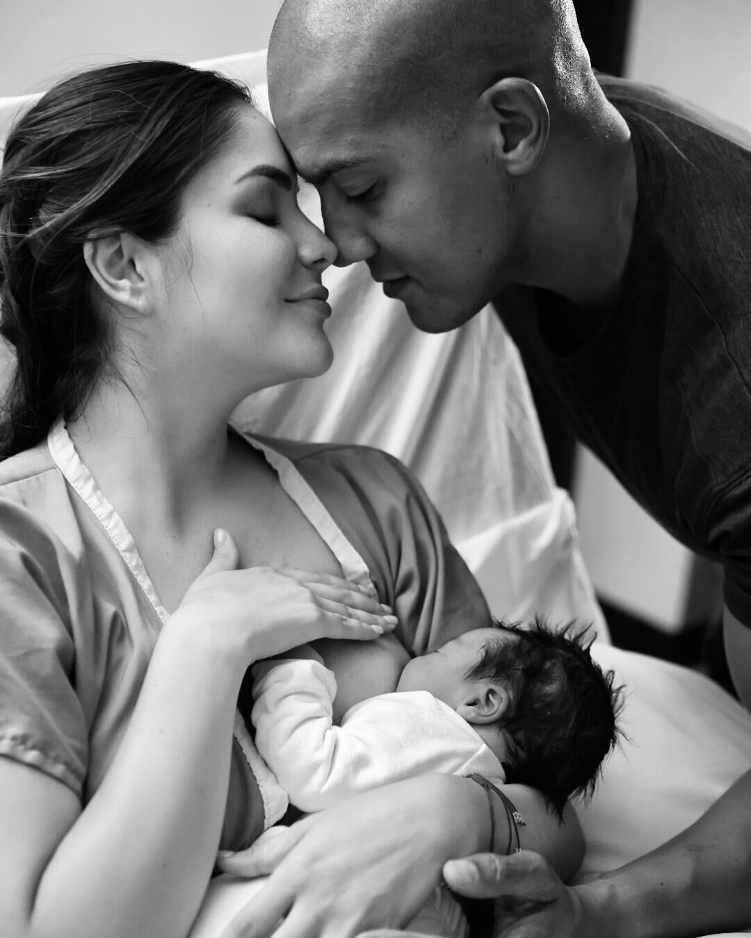 Sheiris Montero, la esposa del modelo Greivin Morgan, ya habló de la llegada al mundo de su ansiada hijita, Sahel