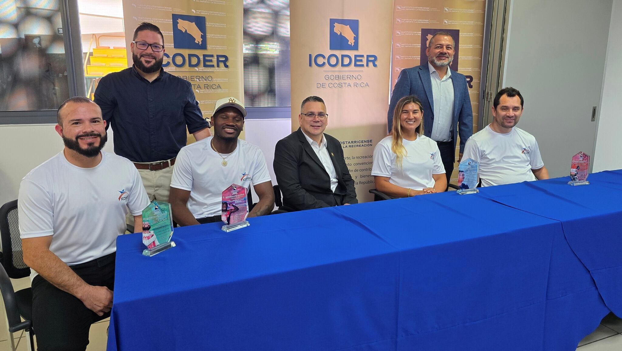 El Icoder entregó un premio económicos a 4 deportistas luego de las olimpiadas de París 2024. Facebook Icoder.