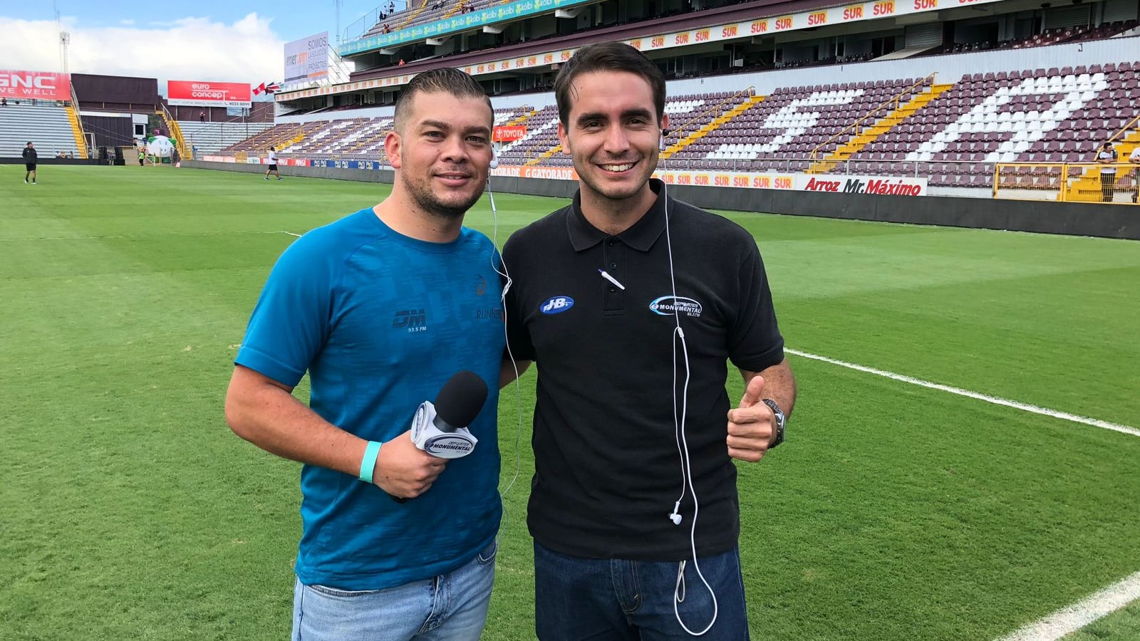 Daniel Martínez y Andrey Aguilar