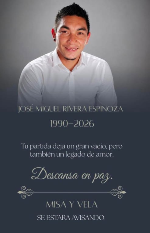 José Miguel Rivera Espinoza era el motociclista que colisionó contra el carro del presentador Carlos Álvarez en San Vito de Coto Brus.