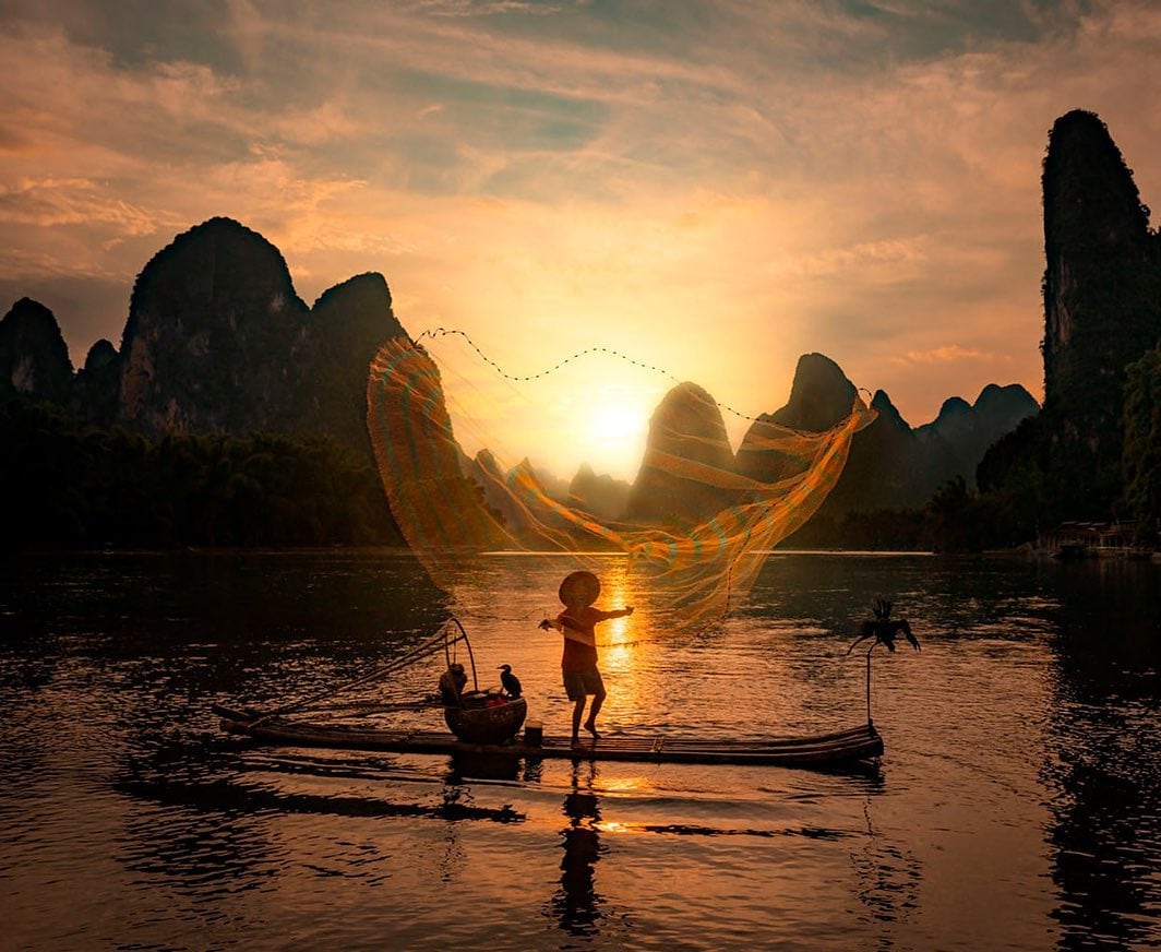 Las fotos de este profesional parecen sacadas de un libro de cuentos.