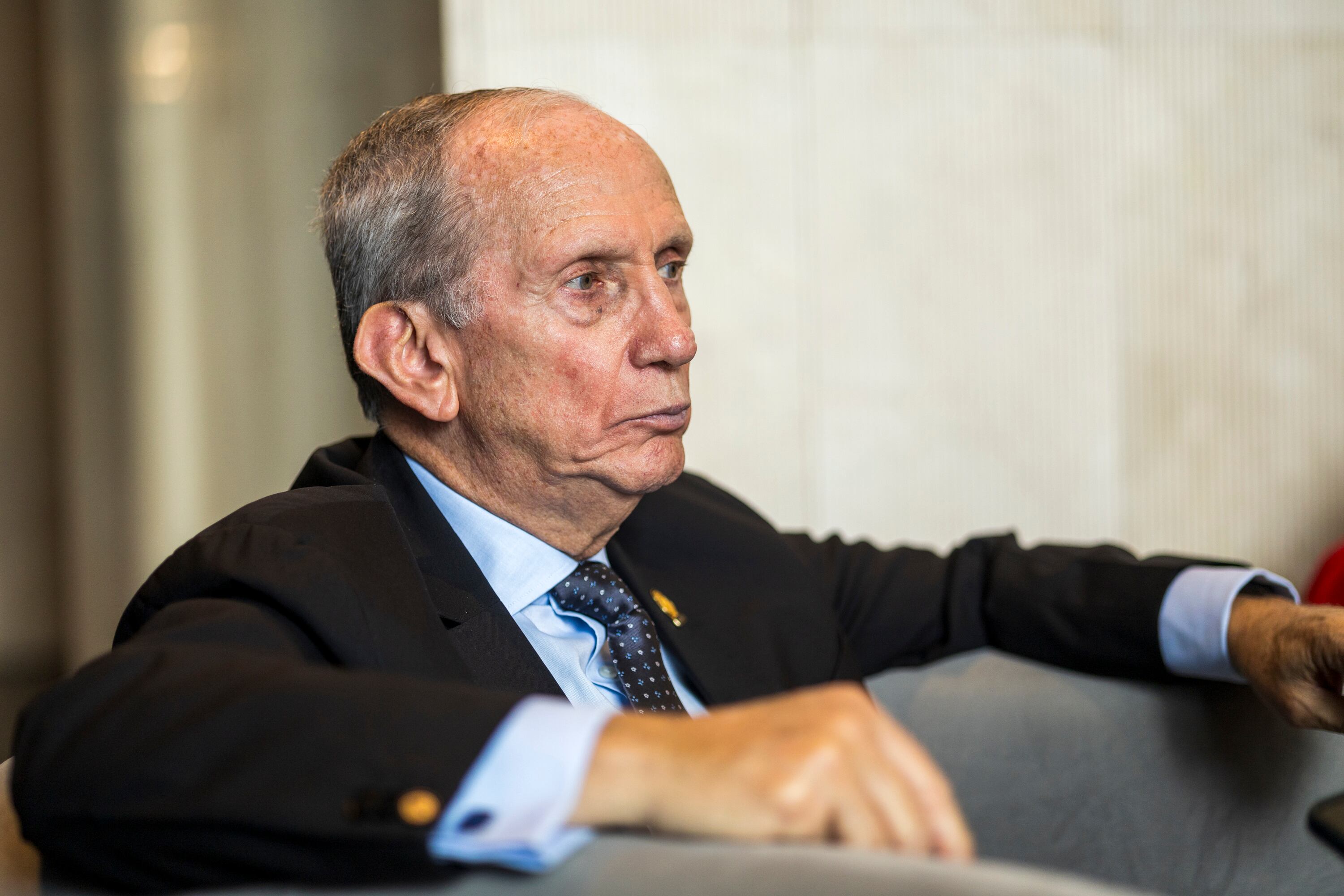 19/07/2024, San Jose, Hotel Hilton, conferencia de prensa del ICT, para anunciar la Situación del Turismo en Costa Rica. En la fotografía William Rodríguez, ministro de Turismo.