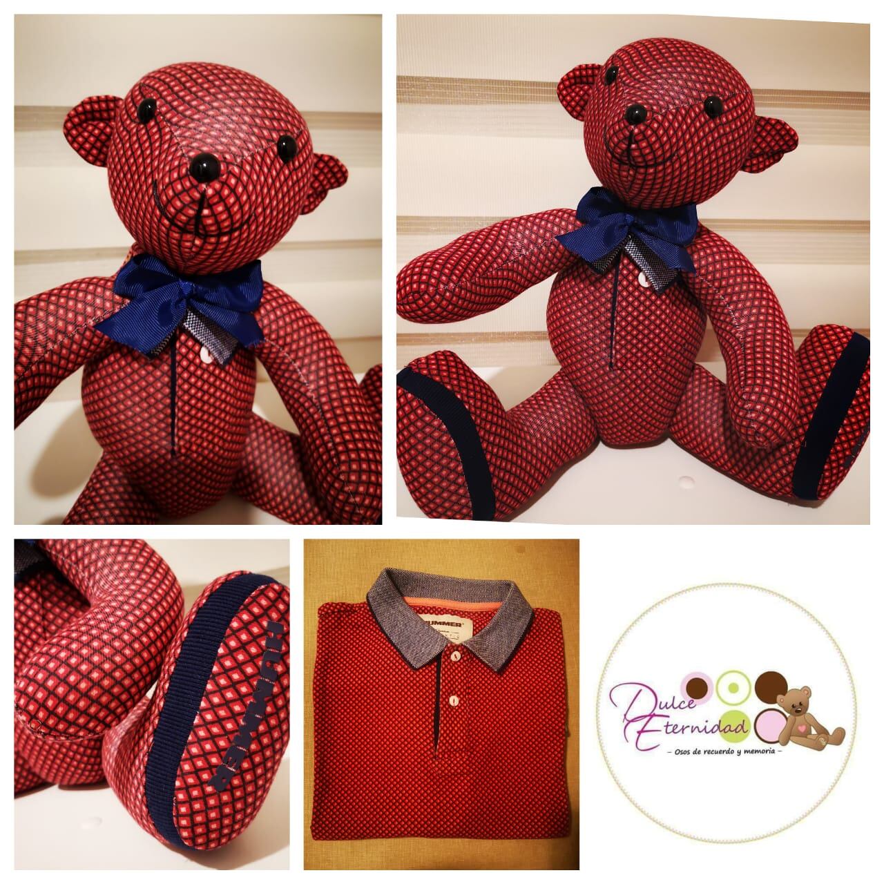 Dulce Eternidad, Osos de Recuerdo y Memoria, el emprendimiento de la sicóloga, Paola García Herra, quien hace ositos con la ropa del fallecido de covid-19