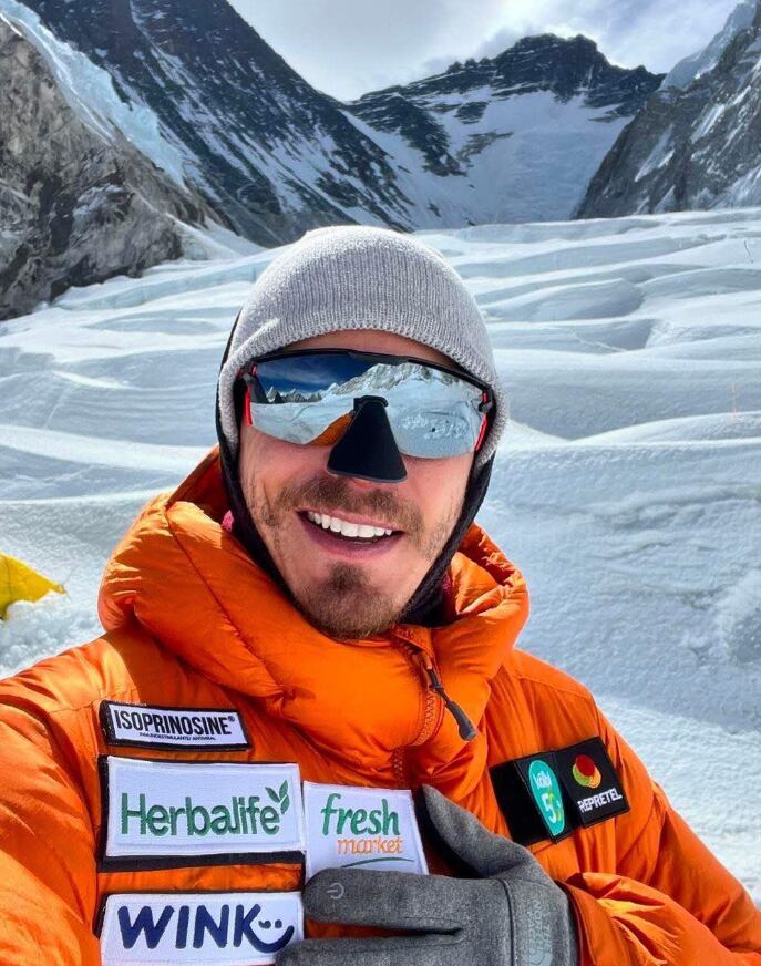 Daniel Vargas, en el Everest 2025