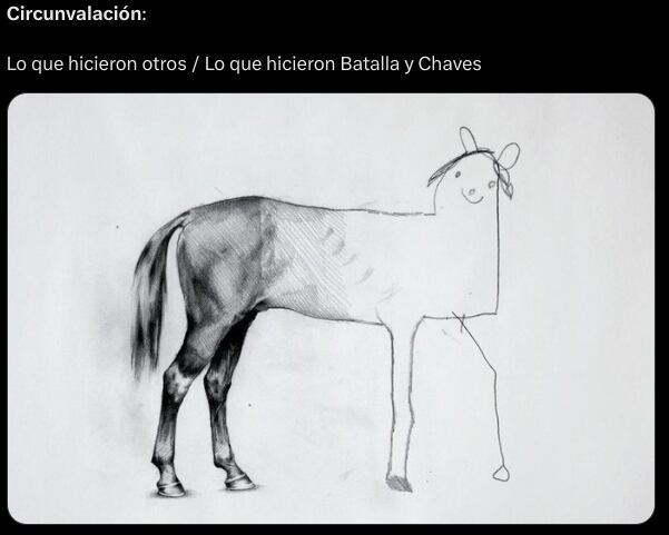 Los memes no perdonan y así compararon los ticos el último tramo de Circunvalación Norte. Captura de pantalla.