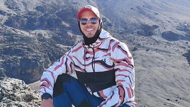 Daniel Vargas encontró en las faldas de unas montañas el lugar ideal para relajarse