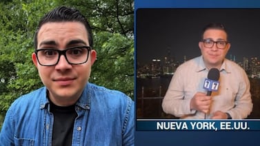 A Elías Alvarado le pasó un pacho en vivo en Telenoticias que asustó a más de uno