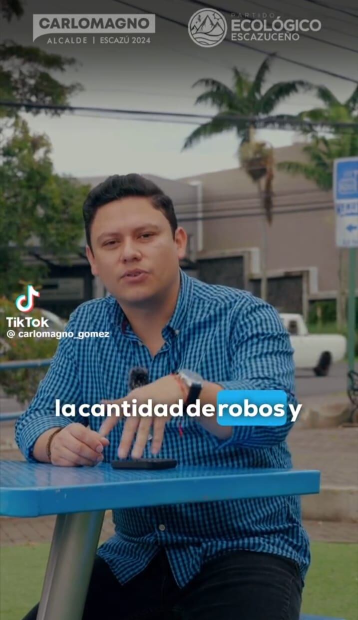 Carlomagno Gómez es candidato a alcalde por el cantón de Escazú.