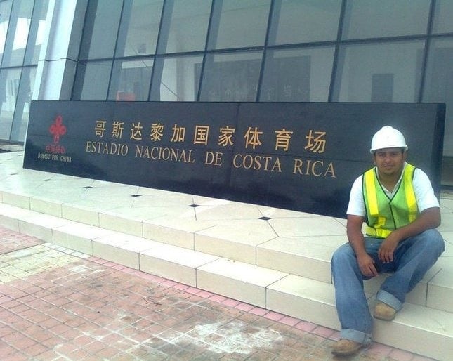 Christian tuvo la suerte de ver el estadio levantarse desde cero. Cortesía.