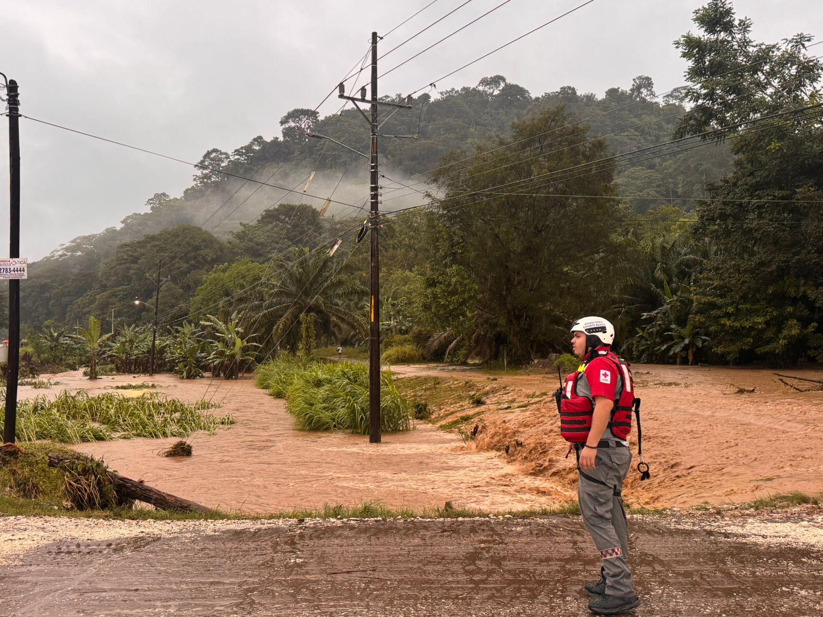 Las lluvias han afectado principalmente los cantones de Cartago y Corredores.