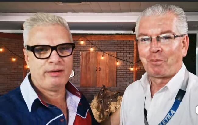 Norval Calvo y Dagoberto Alfaro