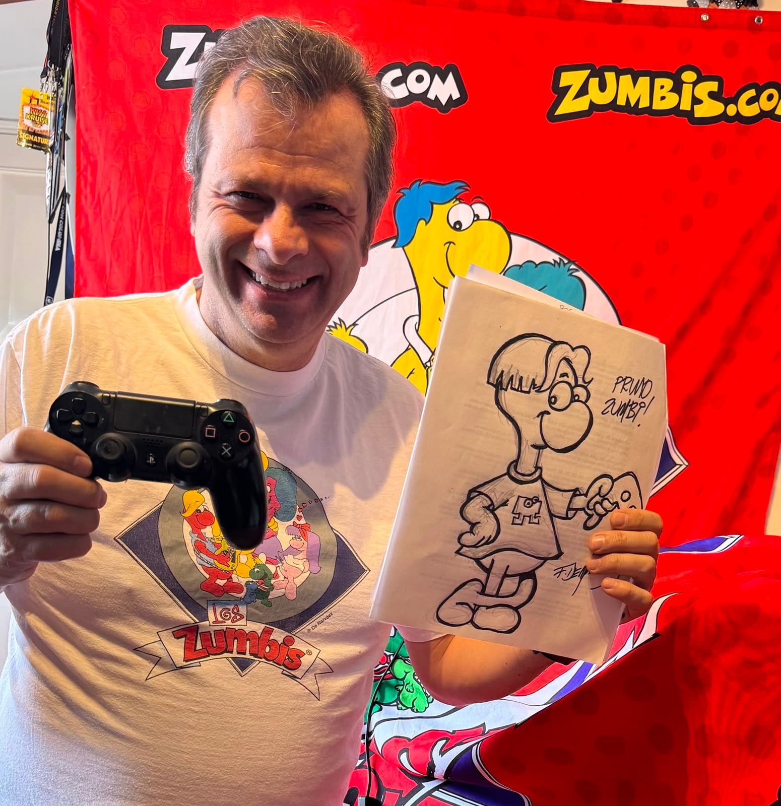 Primozumbi llega a la familia: el nuevo personaje de Los Zumbis nació entre Costa Rica, videojuegos y recuerdos de familia, según explica el creador de la Familia Zumbi, el colombiano Fernando de Narváez.