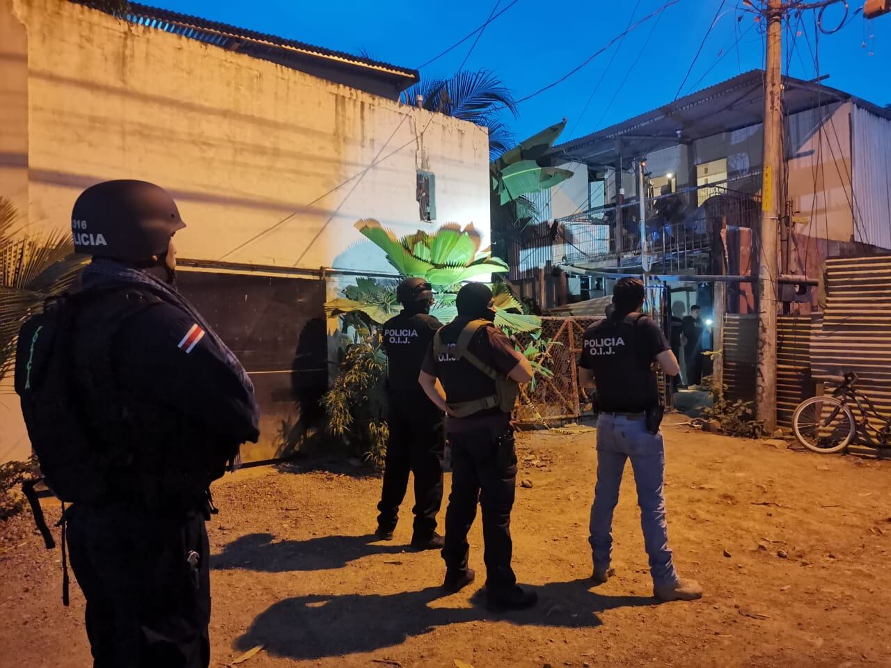 Allanamiento en barrio Las Parcelas en Herradura.