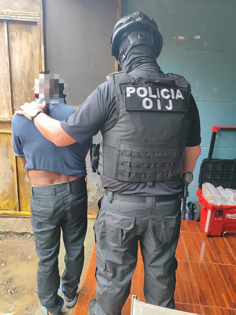 Ruddy Campos Morales, un exagente del OIJ, lo habrían mandado a matar su exsuegro de apellido Kiel. Foto: OIJ