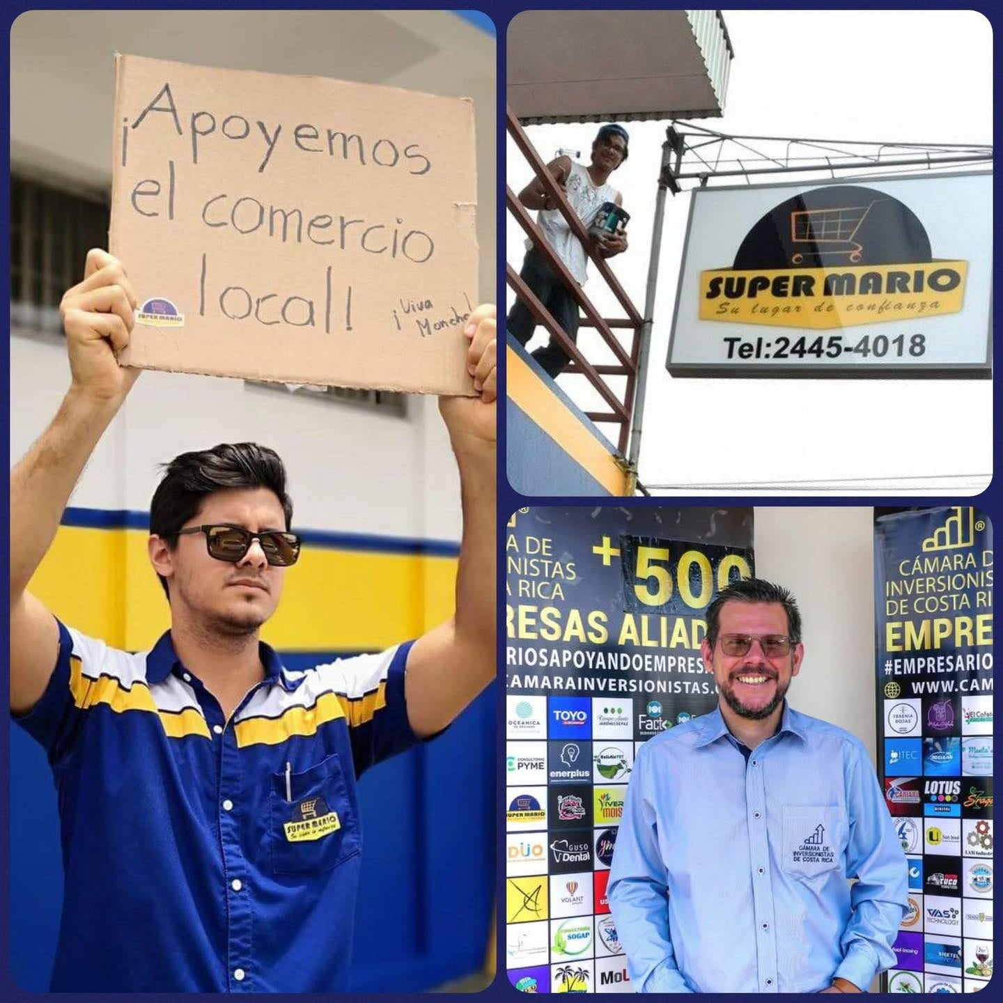 Esta es una historia de video juego, pero en la vida real y tiene que ver con la super poderosa transnacional de video juegos, Nintendo, y un humilde supermercado de San Ramón que se llama, desde hace añales, “Super Mario”.