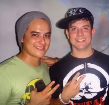 Yiyo Alfaro junto a Choché Romano y Bismarck Méndez