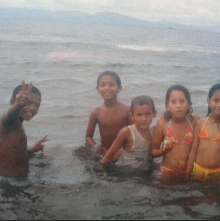 Jurgens Montenegro y su familia. Cortesía.