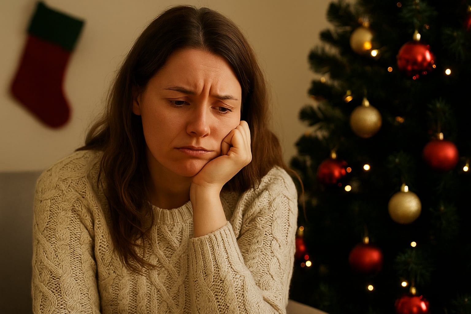 Algunas personas experimentan la Navidad con presión emocional más que con entusiasmo.