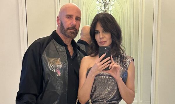 Lynda Díaz y su esposo Anthony Alonso