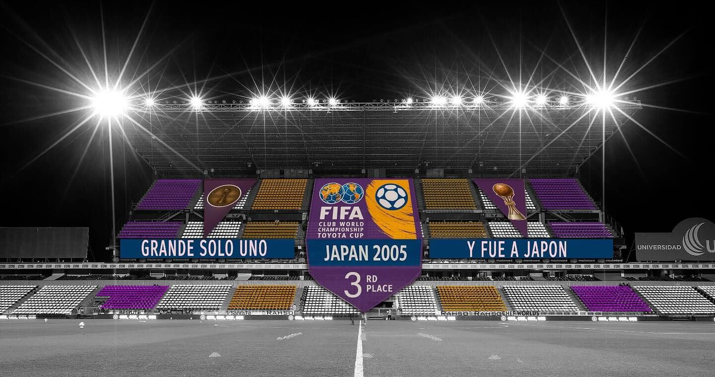 Este era el diseño del tifo de Cultura Saprissa.