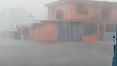 Lluvias golpearon con fuerza a Cartago este lunes