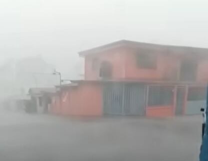 Las lluvias golpearon con fuerza la provincia de Cartago. Foto Comunicaciones Cartago.