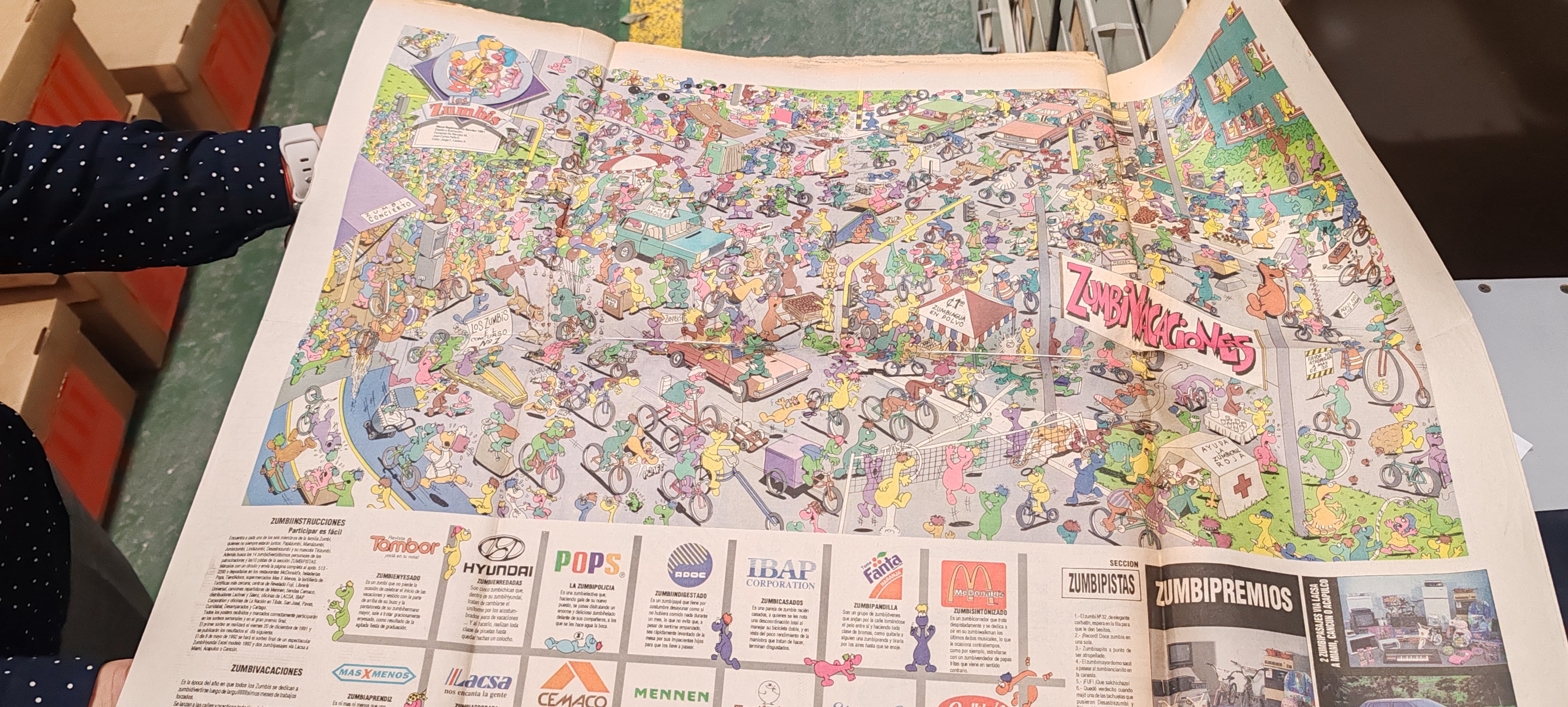 Fernando De Narvaez, diseñador colombiano y creador de la familia Zumbi. Fotos cortesía y archivo La Nación