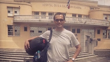 Se tomó una foto antes de ser internado porque estaba seguro que vencería al cáncer