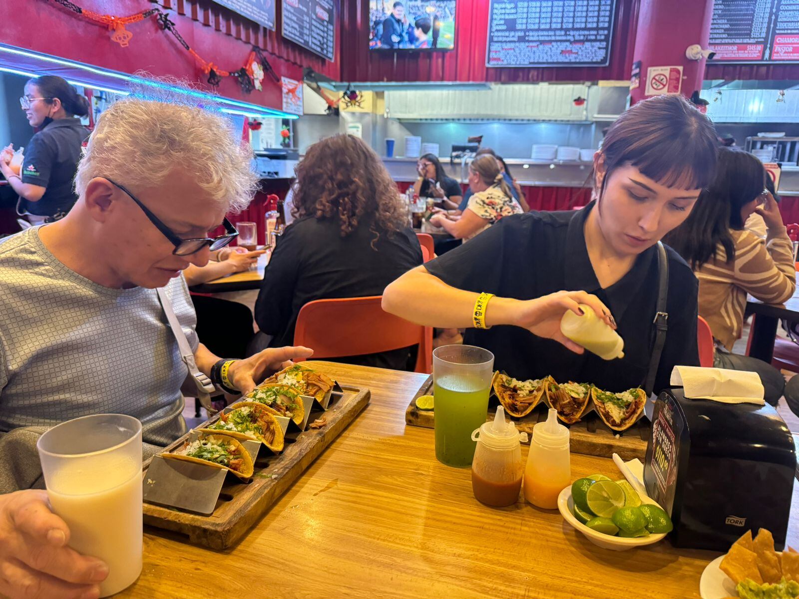 El sabor de los tacos, hechos en México, no tiene comparación.