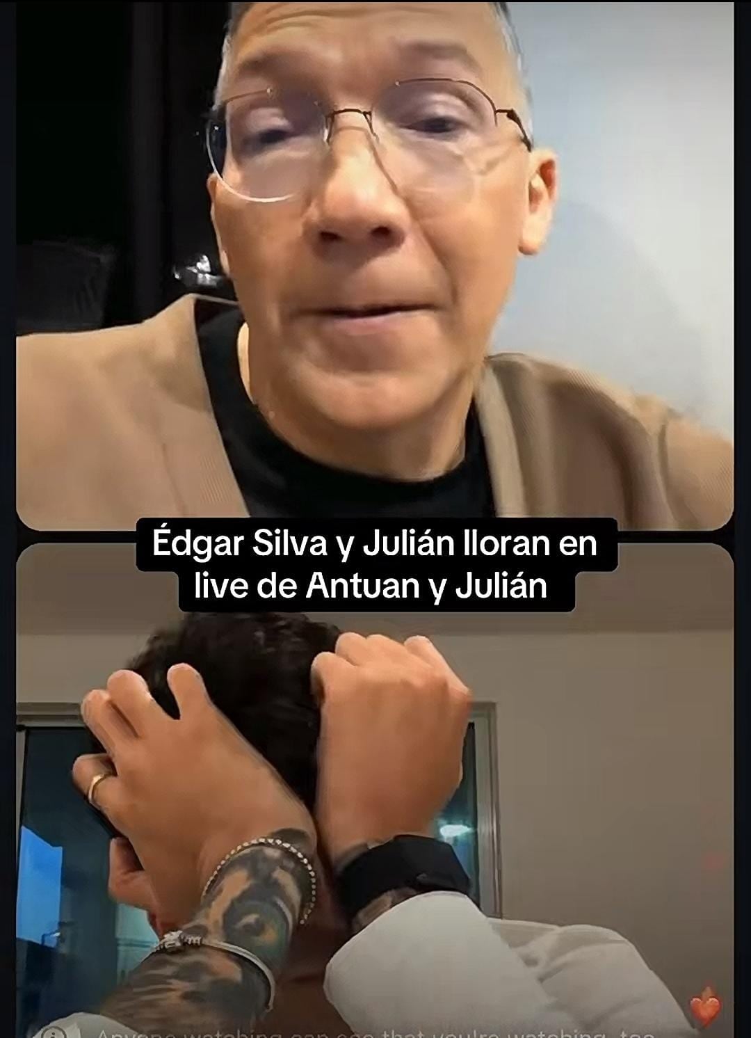 Edgar Silva terminó llorando mientras conversaba con Julián Valverde sobre su futuro en Estados Unidos.