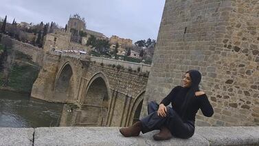 Natalia Rodríguez arrancó el año haciendo lo que más le gusta en un lugar mágico