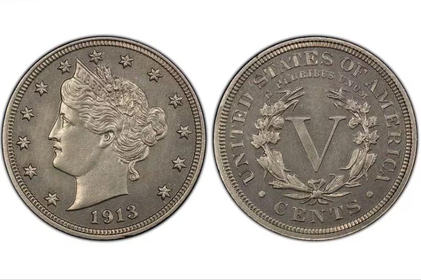 La moneda de la Liberty Head de 1913 es una de las más valiosas