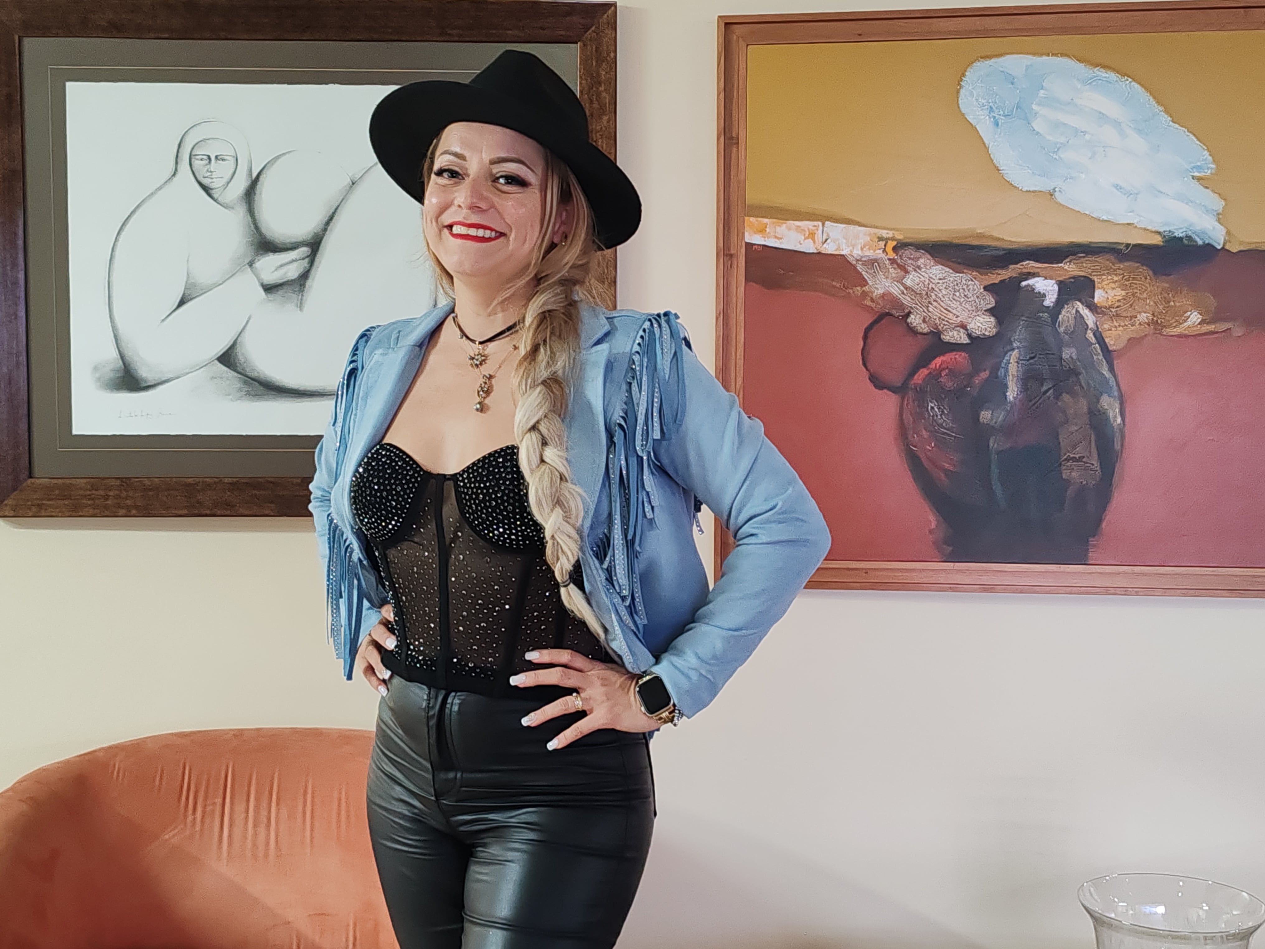 Carolina Paniagua, cantante costarricense radicada en Estados Unidos y quien fuera integrante de Taboga Band.