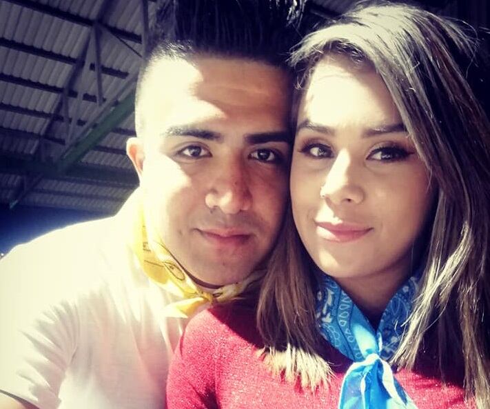 Allison Bonilla y su novio Harold Segura. Foto tomada de Facebook.