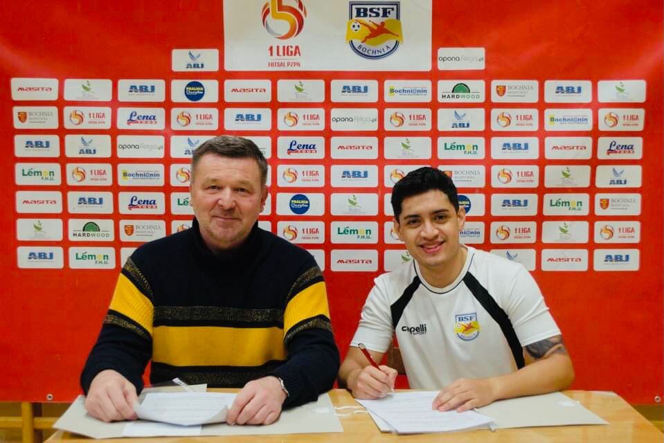 Milinton Tijerino y Mynor Cabalceta ganaron el título de futsala de la primera división de Polonia