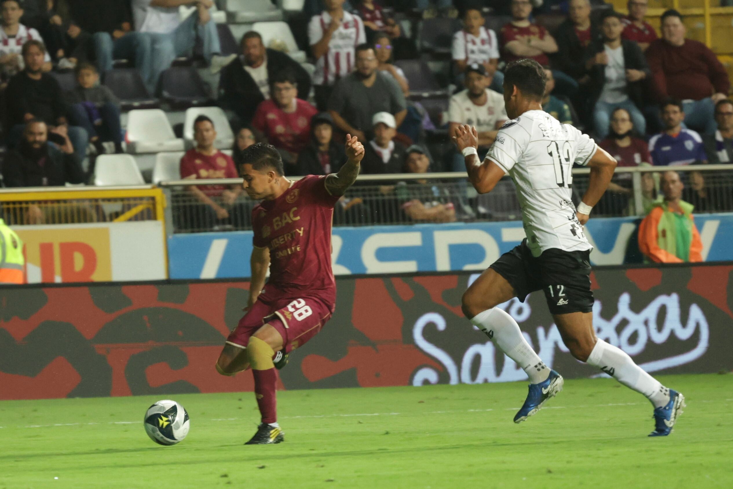23/08/2025, San José, Estadio Ricardo Saprissa, partido de la jornada 5 del torneo de apertura 2025 entre el Deportivo Saprissa y Sporting