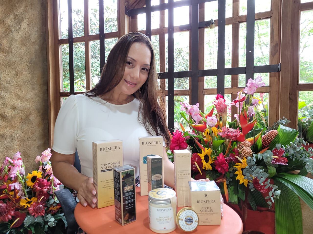 La emprendedora costarricense María Laura Quesada logró colocar sus productos de spa Biosfera con éxito en la cadena hotelera Planet Hollywood Cancún